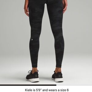 Black Camo lululemon Leggings wunder under